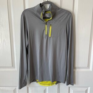 Gray and Yellow Men's Shirt